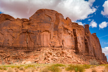 Fototapeta premium Scenic landscape of Monument Valley, Navajo Tribal Park, Arizona, USA