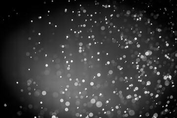 Abstract black bokeh