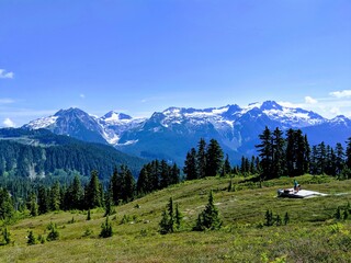 landscape in the mountains