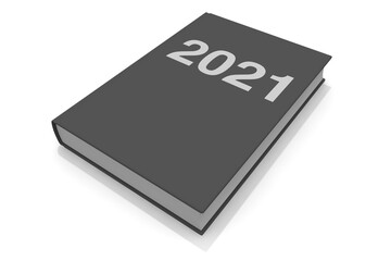 The title is 2021 characters. The 2021 book. A book.