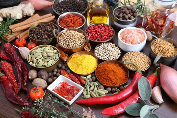 Spices and herbs.