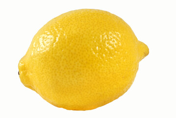 Lemon one on white background