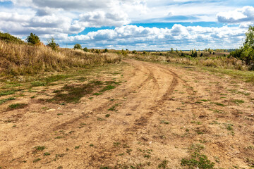 Dirt road in the park