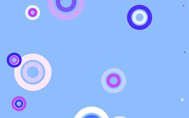 Fototapeta premium Light Blue, Red vector layout with circle shapes.