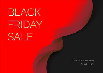 Black friday for social media, Abstract flash sale, Price discount promotion for Web design, Poster, flyer. Vector EPS10