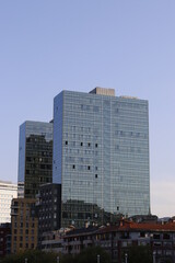 Architecture in the downtown of Bilbao