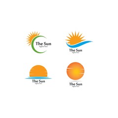 sun Logo Icon Vector illustration