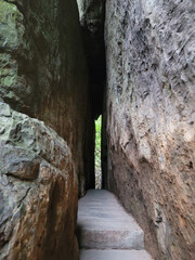 stairs to the cave