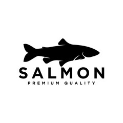simple salmon logo design idea