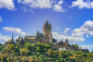 Cochem, vall&eacute;e de la Moselle en Allemagne