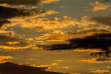 Abendhimmel über der Eifel