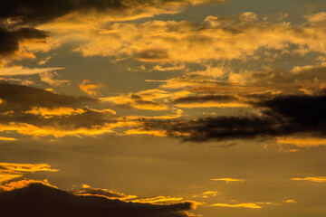 Abendhimmel über der Eifel