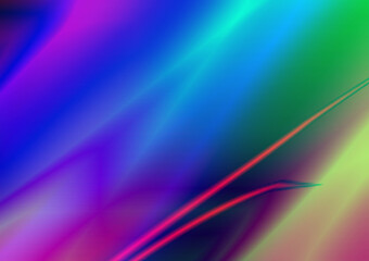 青色の光の差し込む抽象的な背景イメージ