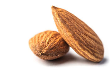 Closeup of almonds