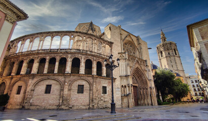 Obraz premium Panoramica de la catedral de Valencia