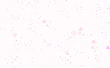 Light Purple vector background with abstract shapes.