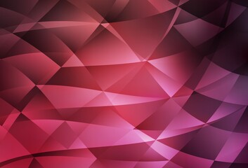 Obraz premium Light Pink, Red vector abstract mosaic pattern.
