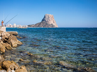 Vistas del Peñon de Ifach en Calpe