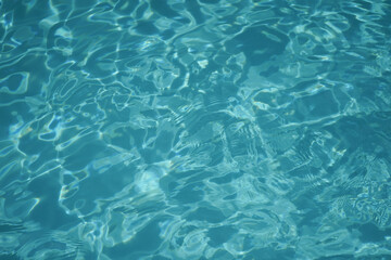 surface of ripple blue water