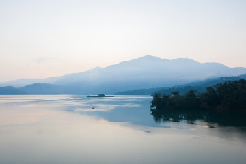 famous Sun Moon Lake landscape