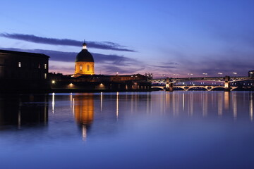 Toulouse, La Grave  et pont Saint Pierre