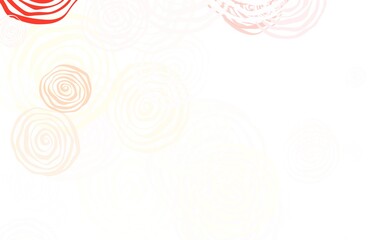 Light Red vector abstract design with roses.