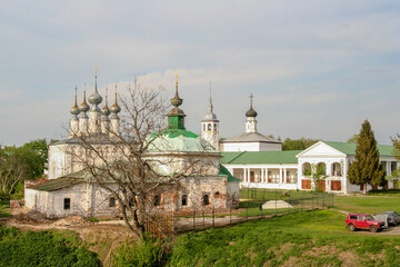 Fototapeta na wymiar Suzdal, Vladimir Oblast/ Russia- May 12th, 2012: Smolensk Church outside view