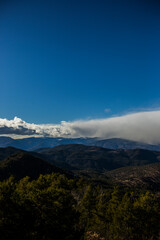 Winter in La Cerdanya, Pyrenees, Spain