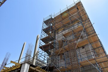 civil construction site Building in Oman. Ibri, Oman : 14-09-2020