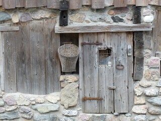 old wooden door