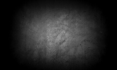 Old wall texture cement dark black gray  background abstract grey color design are light with white gradient background.