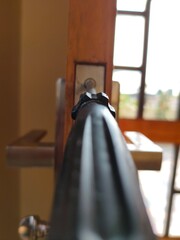 detail of an door handle