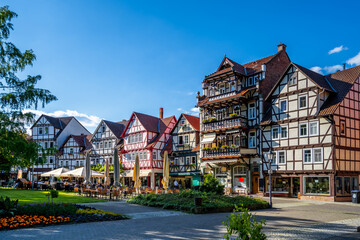 Altstadt, Kurpark, Bad Sooden-Allendorf, Hessen, Deutschland 