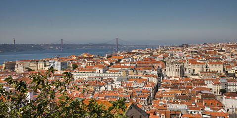 Blick auf Lissabon in Portugal