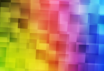Fototapeta na wymiar Light Multicolor vector texture in rectangular style.
