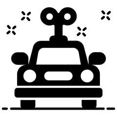 
Electric car icon design, vector of cable transport 
