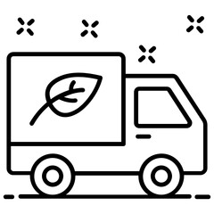 
Agriculture truck icon design, vector of delivery services in editable style 

