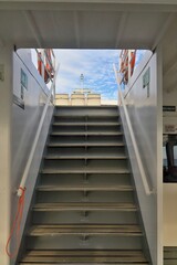 Battello scala al ponte superiore