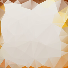 Modern Abstract Low Poly Geometric Polygonal Frame Background Vector Illustration