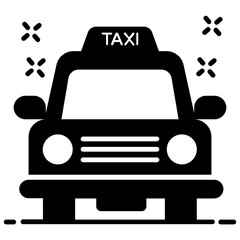 
Taxi icon design, local transport 
