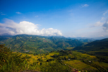 Fototapeta premium Laocai Vietnam Vietnam Paddy fields, terraced culture, Sapa, Vietnam