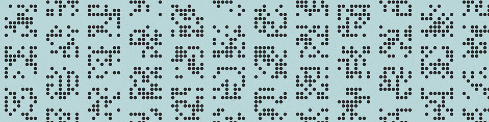 Abstract Color Halftone Dots generative art background illustration