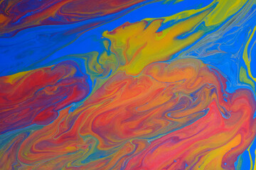 Acrylic paint pouring background, Luxury colors.
