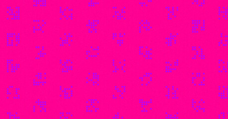 Abstract Color Halftone Dots generative art background illustration