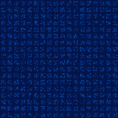 Abstract Color Halftone Dots generative art background illustration