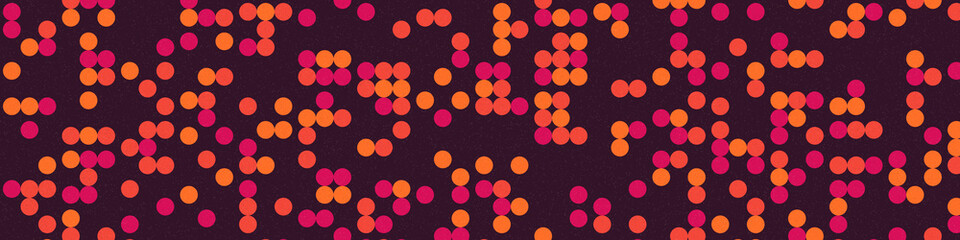 Abstract Color Halftone Dots generative art background illustration