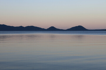 夕日のグラデーション