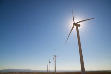 Fototapeta premium Wind energy concept
