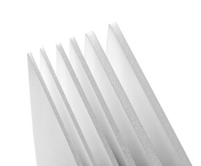 Cartón pluma blanco de varios grosores