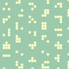 Abstract Color Halftone Dots generative art background illustration